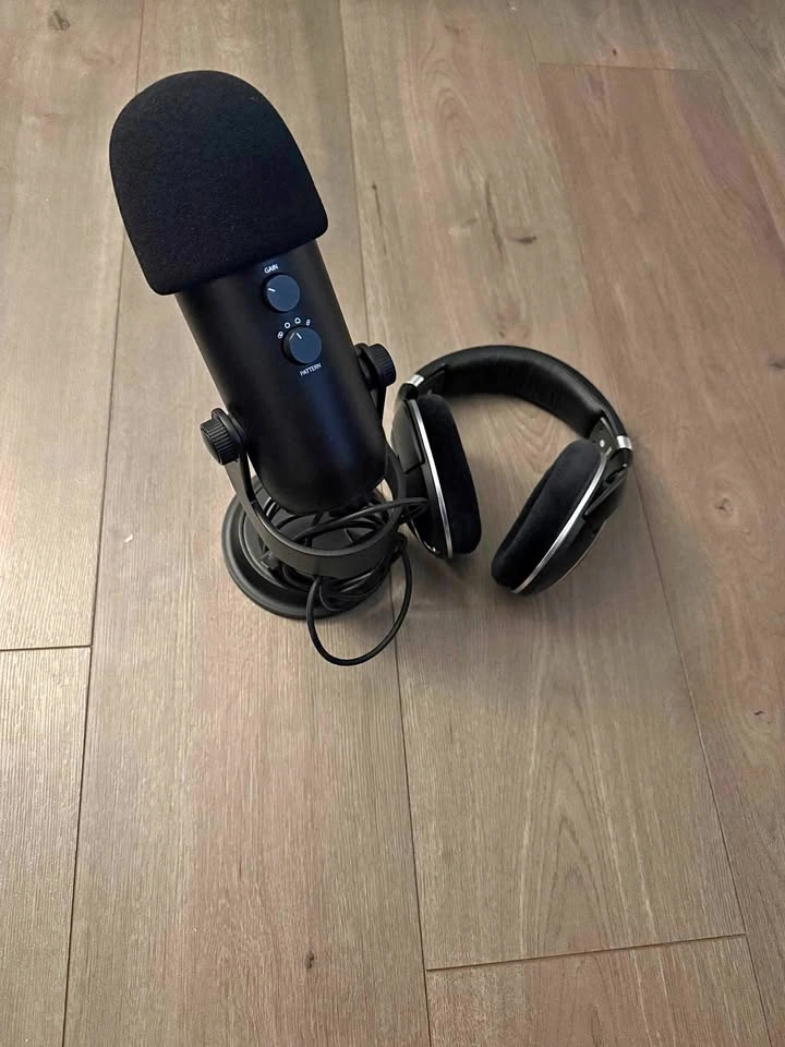 Blue Yeti Mic & Sennheiser HD 599SE Headphones