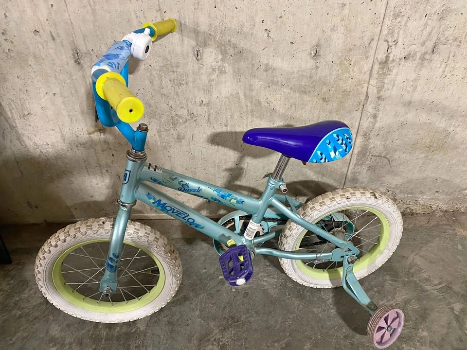 Movelo Dory Kids Bike with Training Wheels – 12"