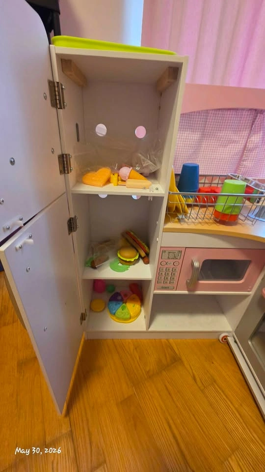 KidKraft Pink Corner Play Kitchen with Accessories - photo 3