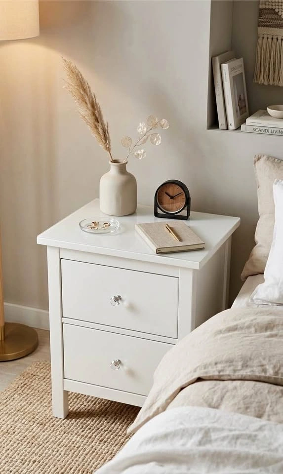 IKEA HEMNES Nightstand (Solid Wood, Excellent Condition)