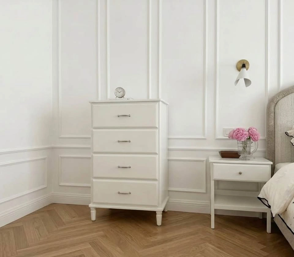 Elegant French Chic TYSSEDAL Set | Pristine White Dresser - photo 3