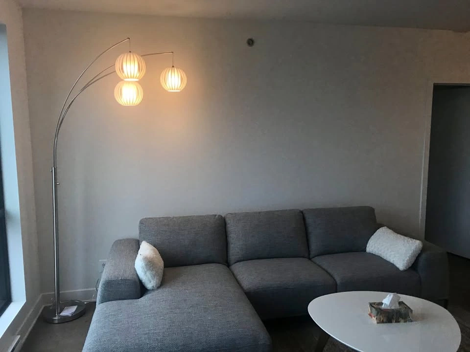 3 Light Modern Hanging Arc Floor Lamp