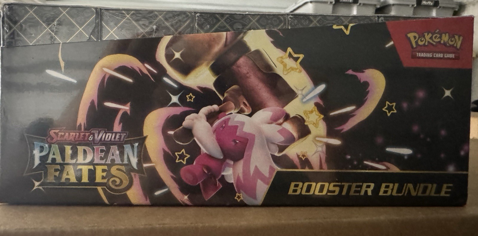 Pokemon TCG Scarlet & Violet Paldean Fates Booster Bundle Displa - photo 3
