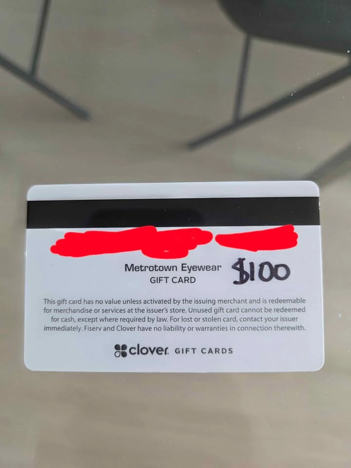 Metrotown Eyeware $100 Gift Card - photo 2