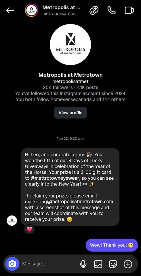 Metrotown Eyeware $100 Gift Card - photo 3