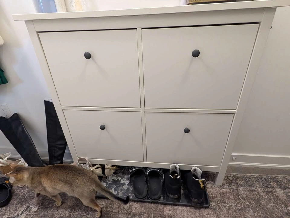 IKEA HEMNES Shoe Cabinet with 4 Compartments - photo 2