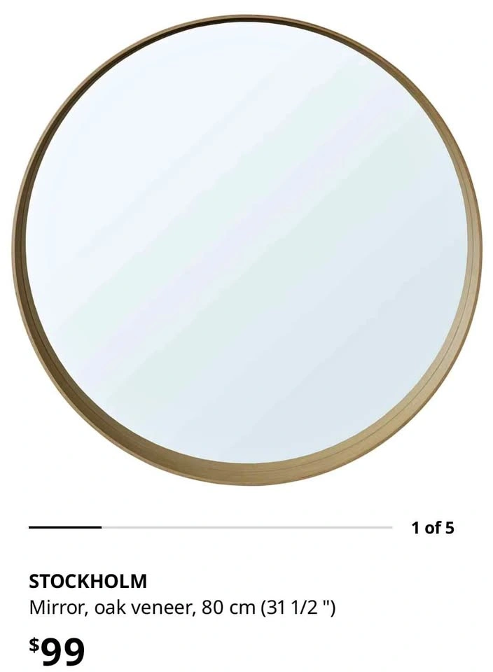 IKEA STOCKHOLM Mirror, Oak Veneer