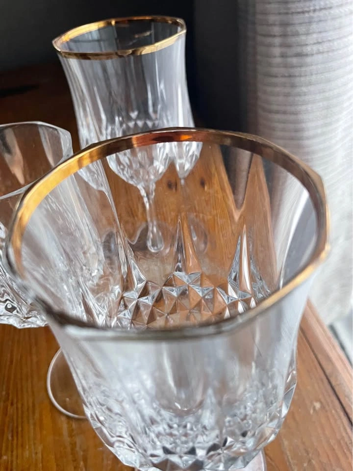 Vintage Crystal Goblets - Set of 3 - photo 2