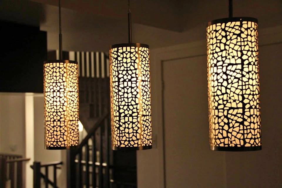 Modern 3-Light Pendant Light Fixture – Brushed Nickel