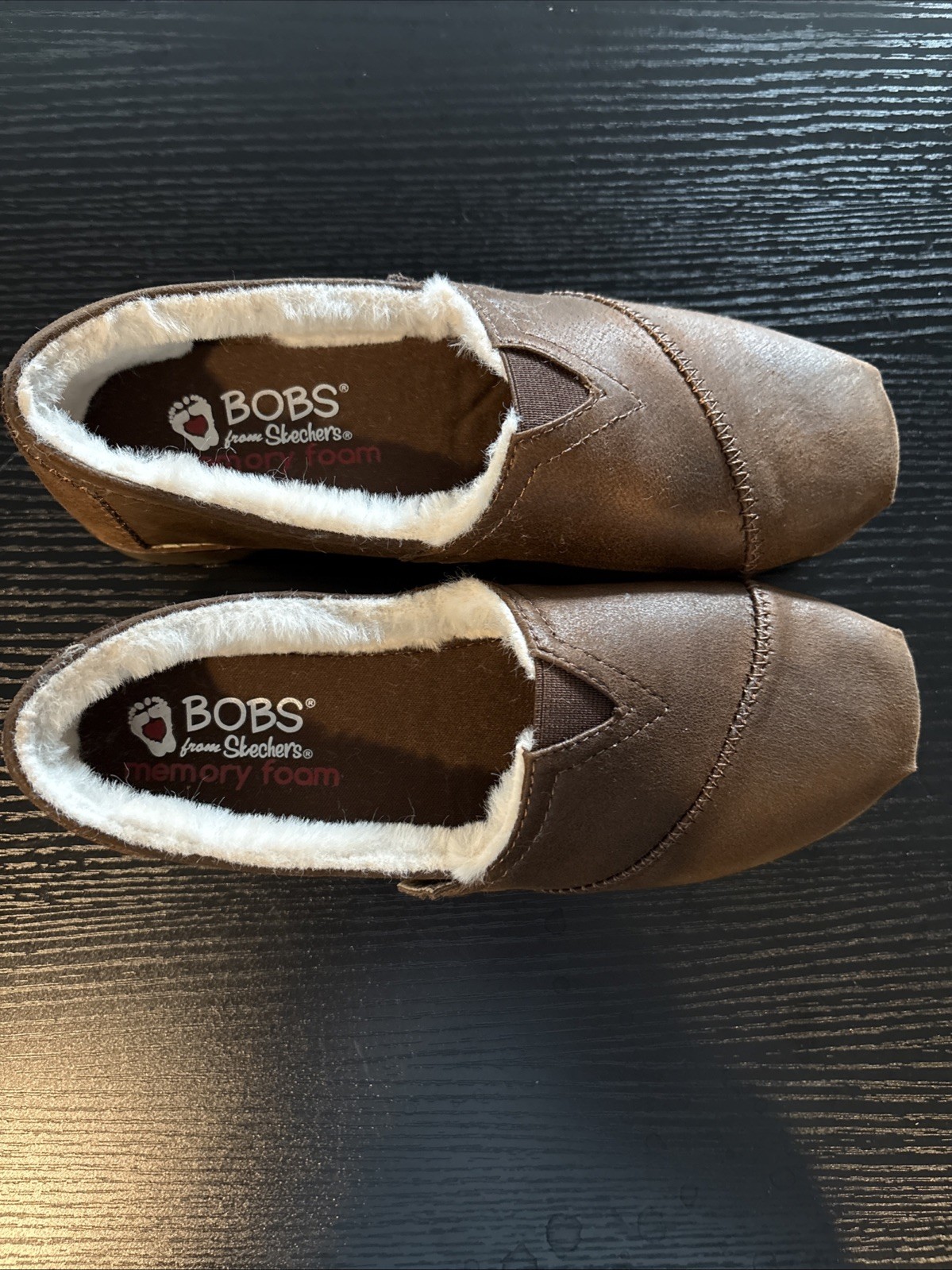 Bobs from Skechers Women Memory Foam Slip-On Shoes