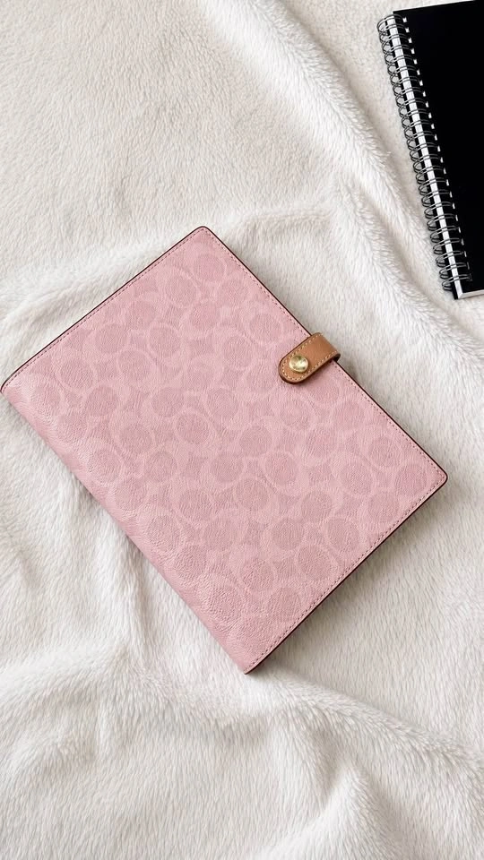 Coach Powder Pink Notebook