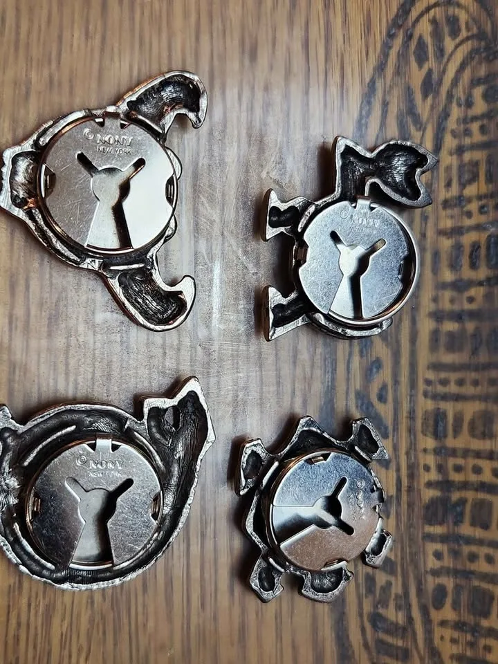 Large Western Button Covers, set of 4 - photo 4