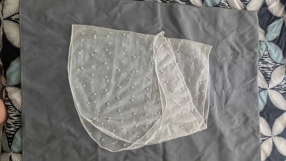 White Mesh Pearl Sarong - photo 2