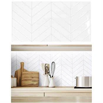 Peel & Stick Backsplash Tiles - Blok Chevron