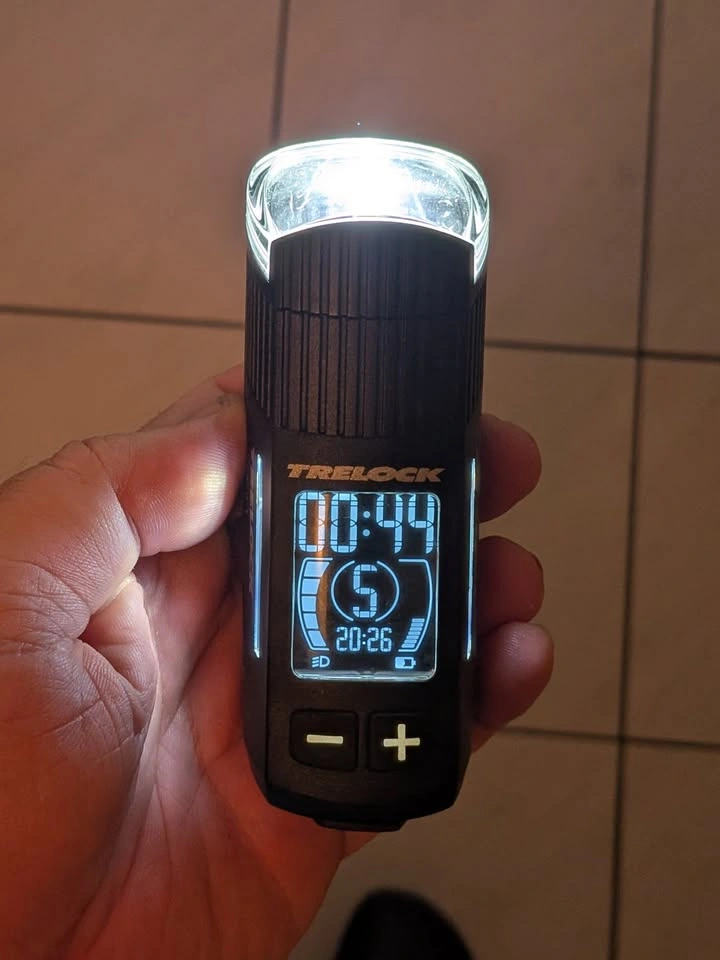 Like New Trelock Bike Light Set & Mount - photo 4