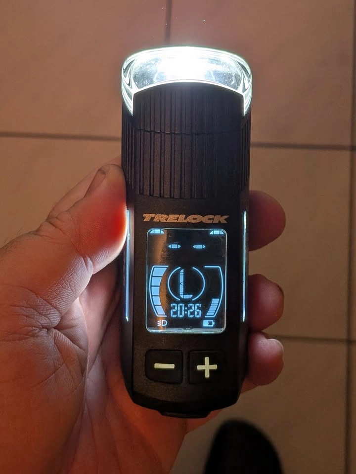 Like New Trelock Bike Light Set & Mount - photo 5
