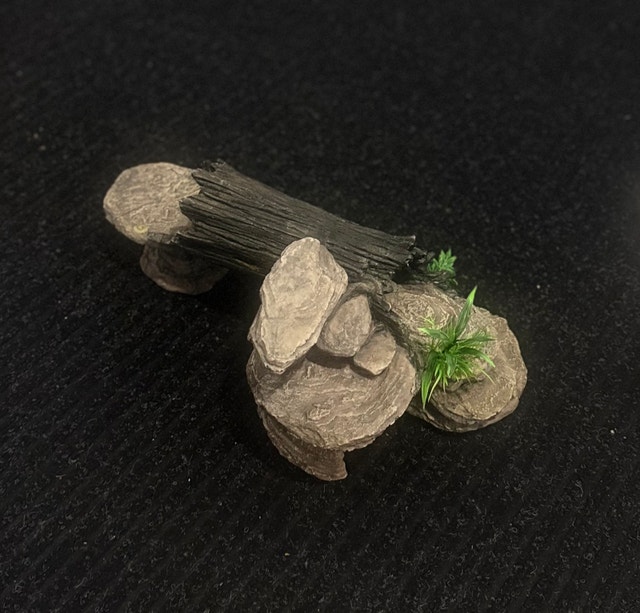 Reptile Habitat Basking & Hideout Terrarium Log