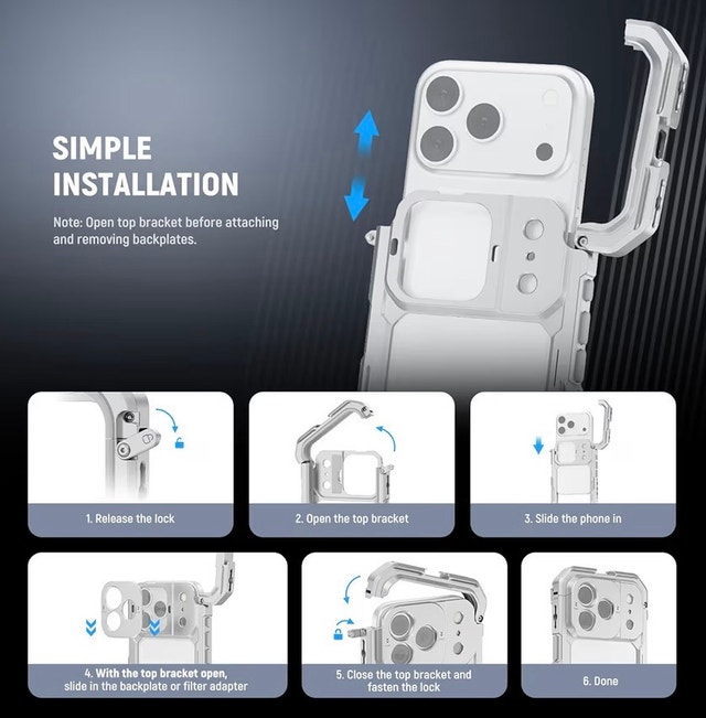 iPhone 17 Pro Metal Cage Kit - photo 3