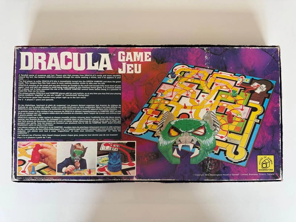 Vintage 1978 Dracula Game by Waddingtons House of Games - photo 2