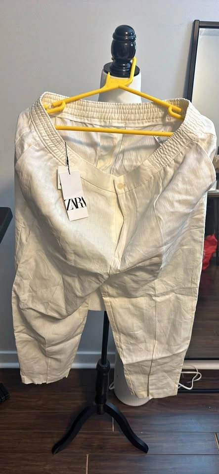 Linen pant Zara XL