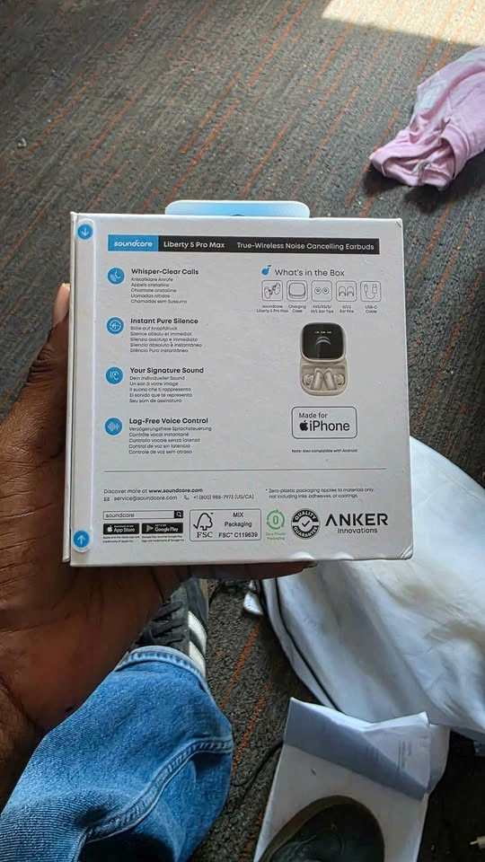 NEVER BEEN OPENED - Soundcore Liberty 5 Pro Max - photo 5
