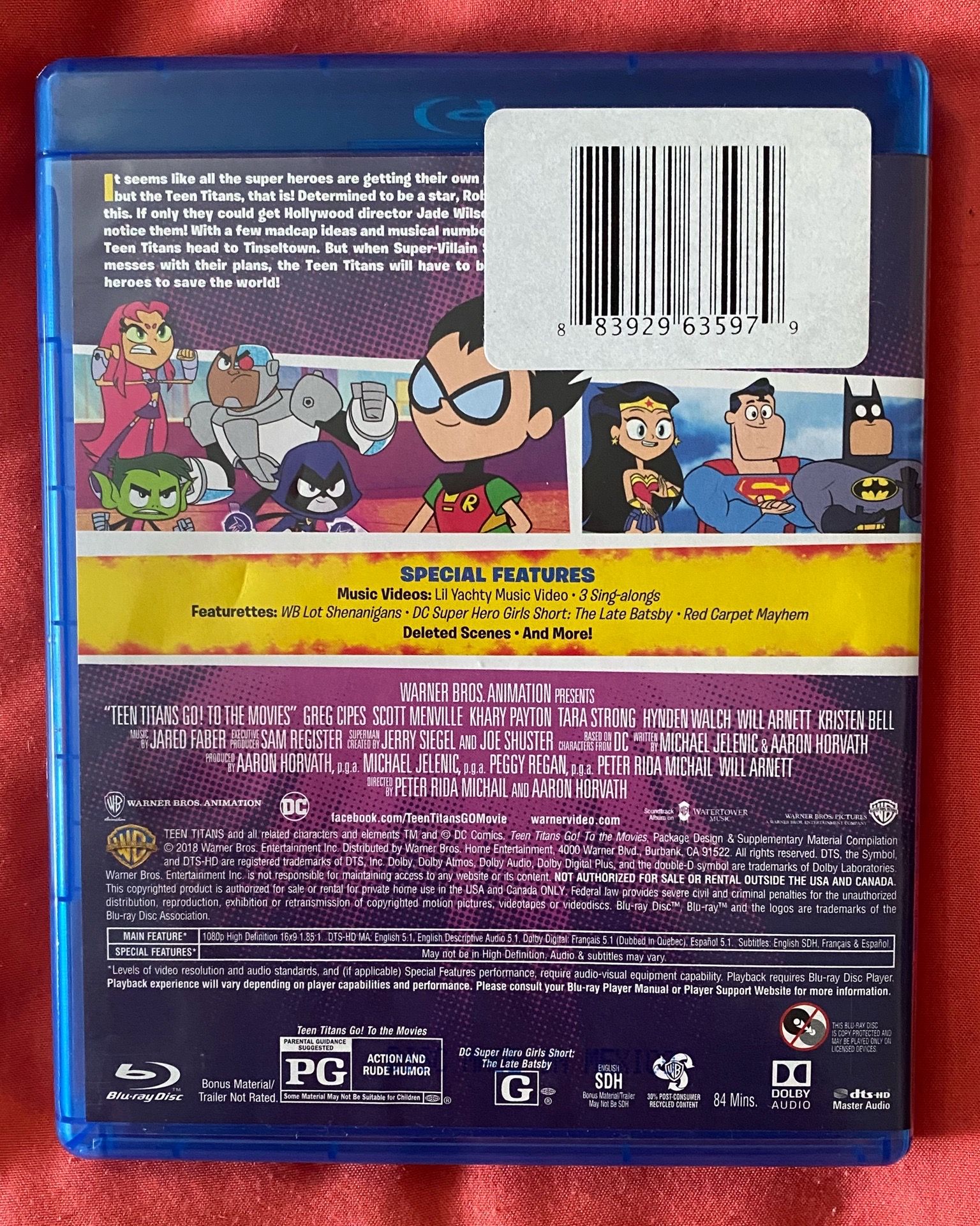 Teen Titans Go! To The Movies (Blu-Ray & DVD) - photo 2