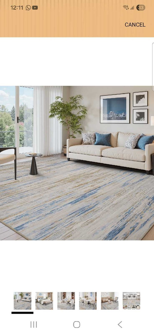 Brand New 9x6 Area Rug