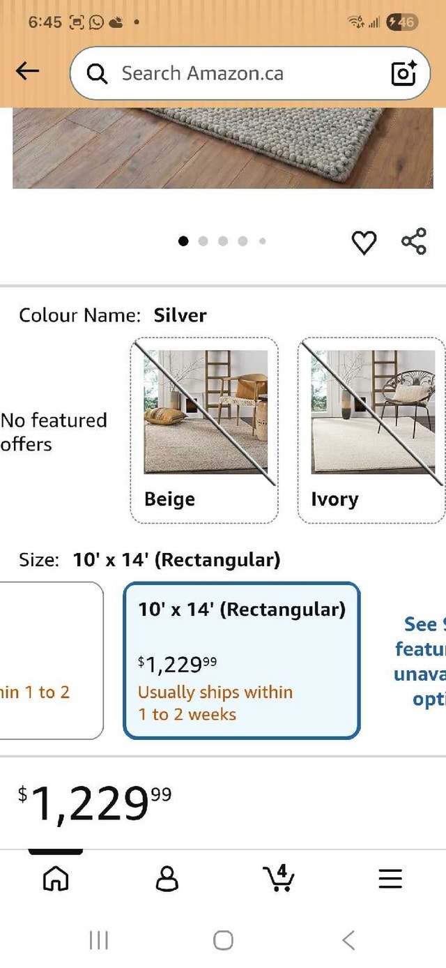 10x14 New Ivory Designer Rug - photo 2