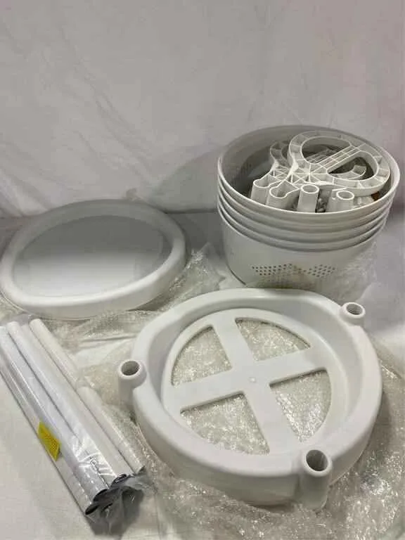 Rolling storage rack with basket image indicator(3)