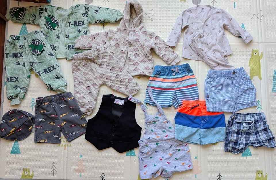 6-12 Months Baby Boy Clothes (70+ Pieces) - photo 4