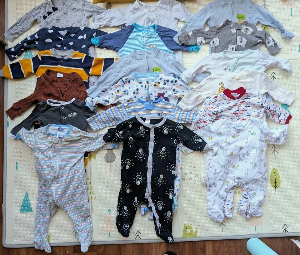 3-6 Months Baby Boy Clothes - 50 Pieces - photo 2