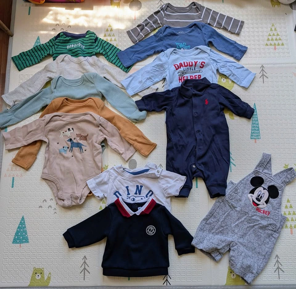 Newborn NB & 0-3 Month Baby Boy Clothes Lot (120+ pcs) - photo 5