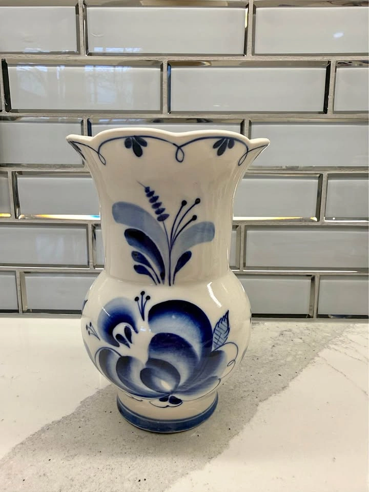 Gzhel Blue and white
