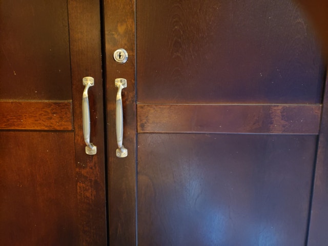 Hideaway Home Office Desk Armoire - Workstation / Craft Cabinet - photo 5