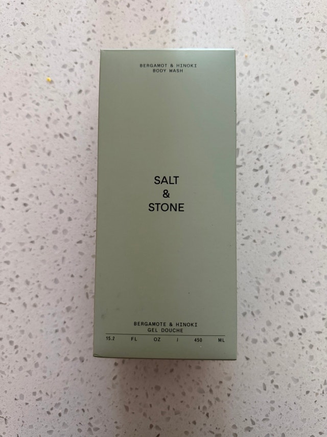 BRAND NEW Salt & Stone Bergamot/Hinoki Shower Gel