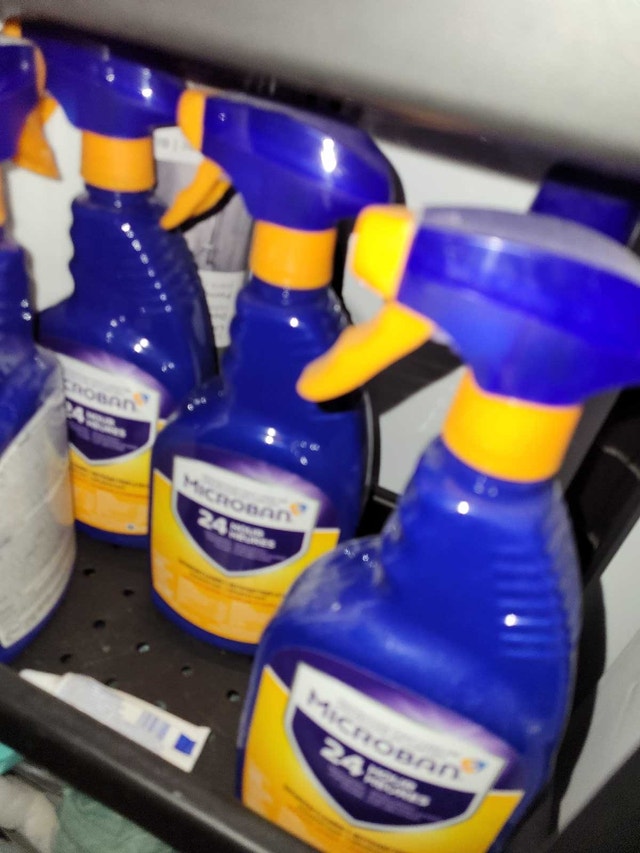 4 for $10 Microban Sanitizing Spray