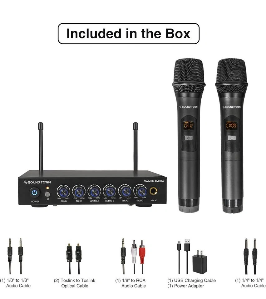 Sound Town SWM16-2MEGA Wireless Mic System - photo 4