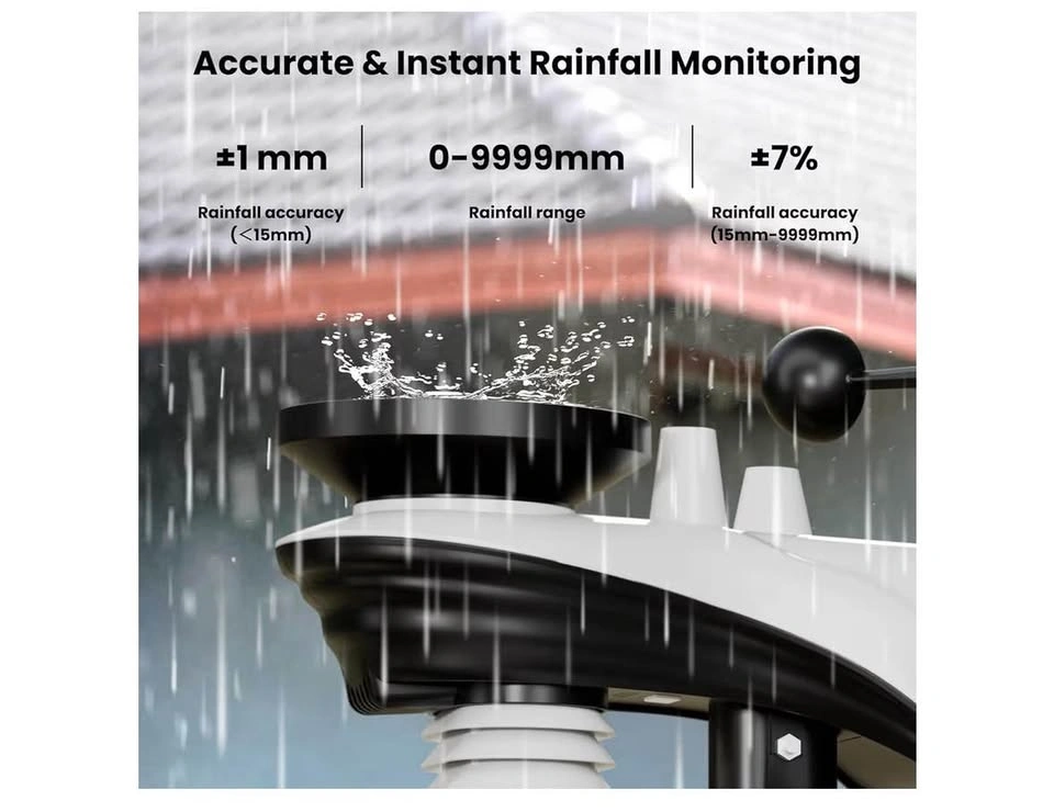Gevanti SA8 Home Weather Station with Rain Gauge & Wind Speed - photo 4