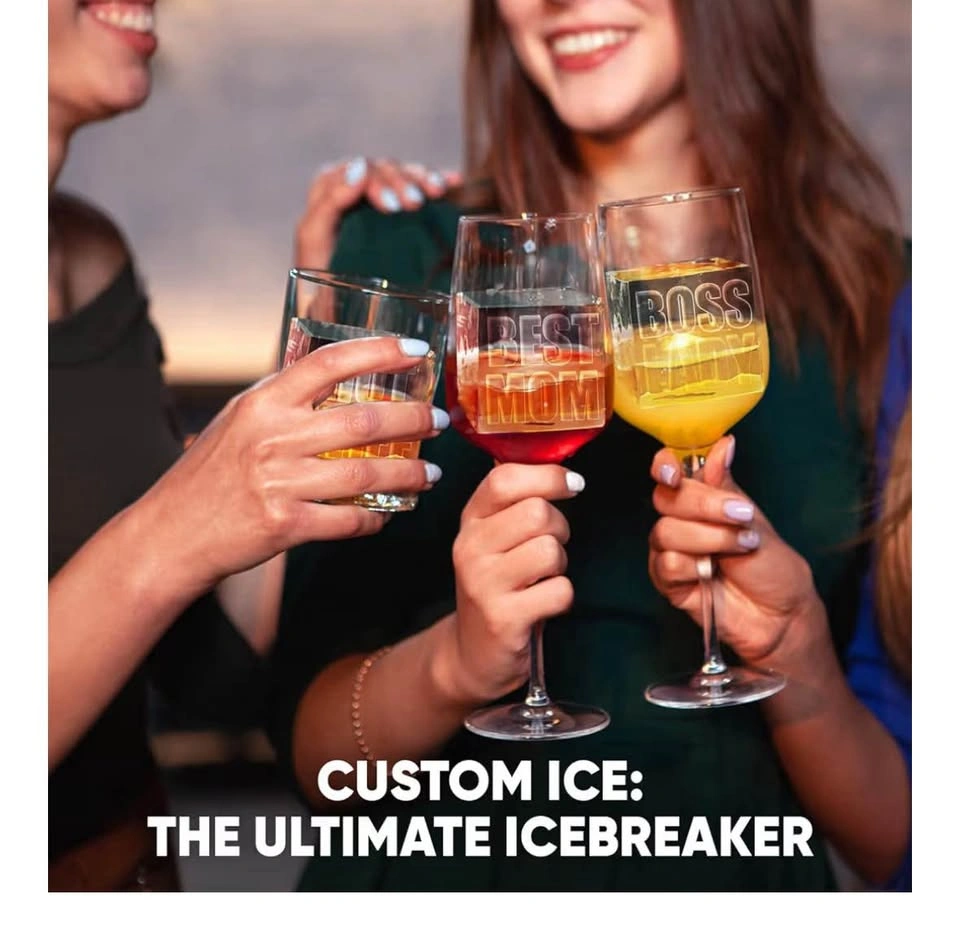 Berlinzo Premium Clear Ice Cube Maker - 8 Large 2.1" Ice Squares - photo 4