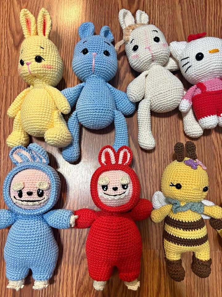 Handmade Crochet Plush Animals/ Toys