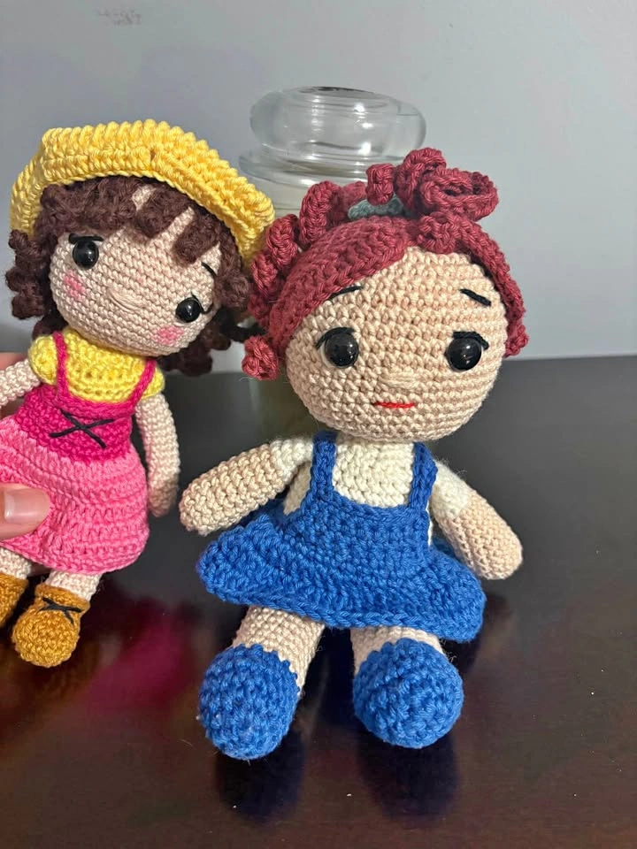 Handmade Crochet Girl Doll