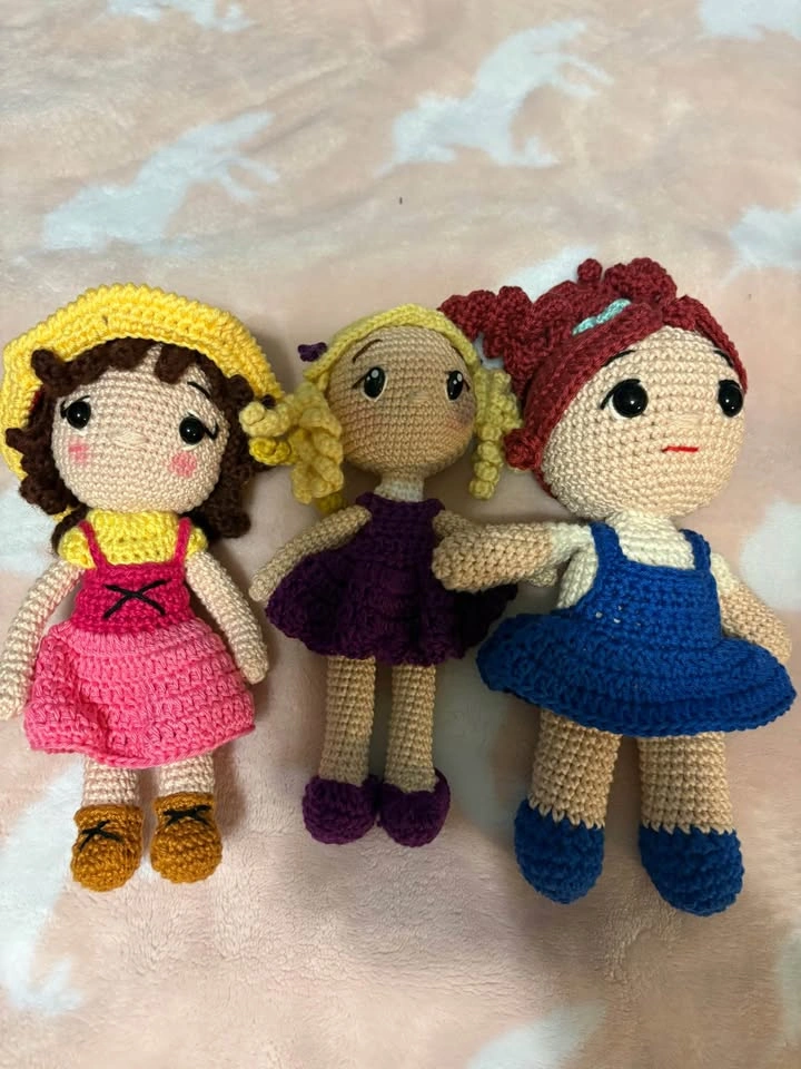 Handmade Crochet Girl Doll - photo 3