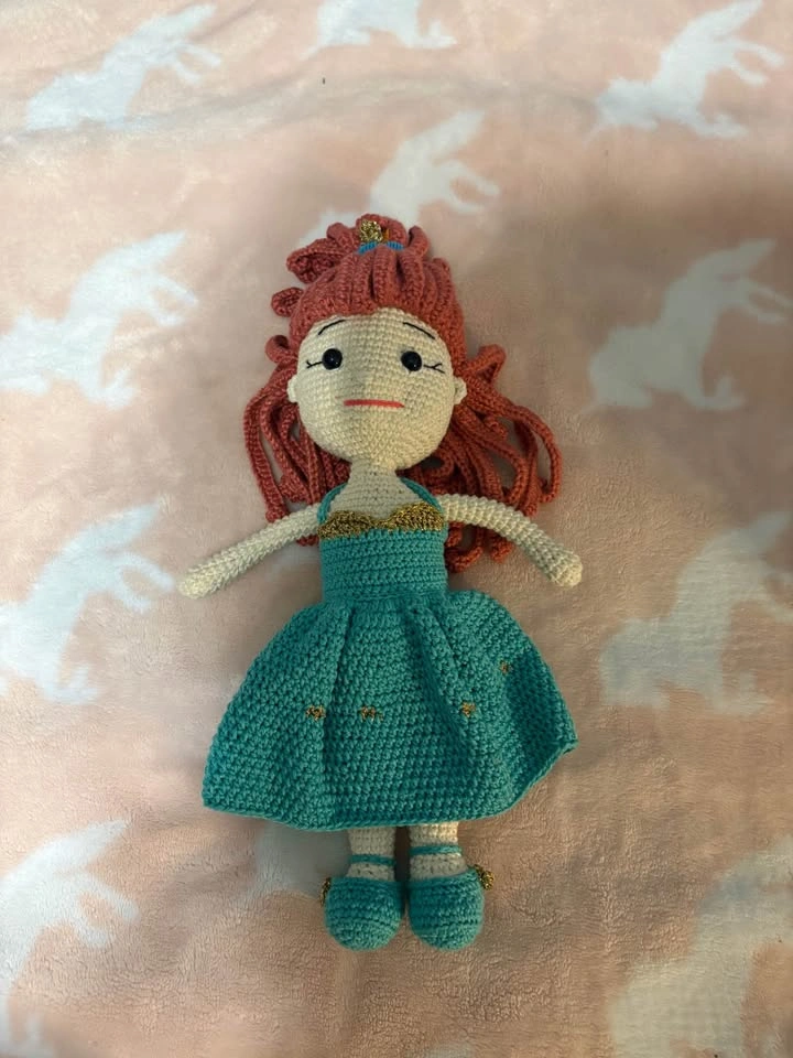 Handmade Crochet Girl Doll - photo 4