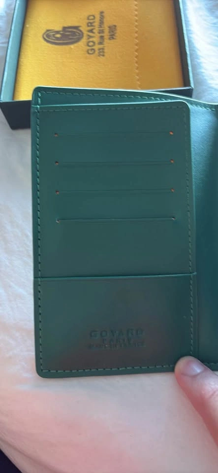 Goyard Green Passport Holder - photo 2