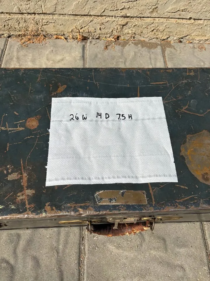 Antique metal suitcases image indicator(4)