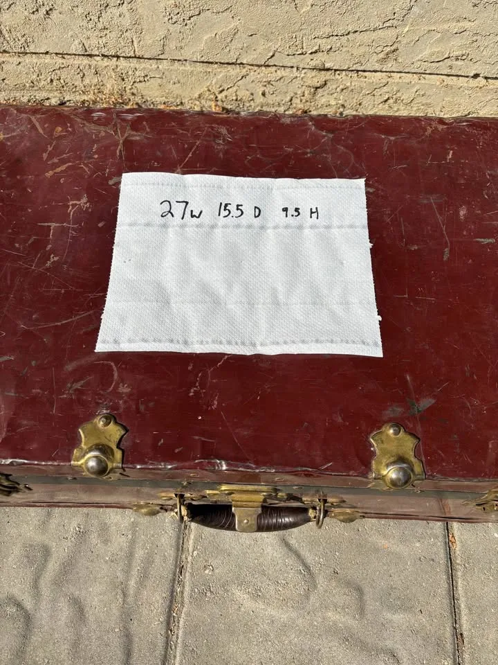 Antique metal suitcases image indicator(6)