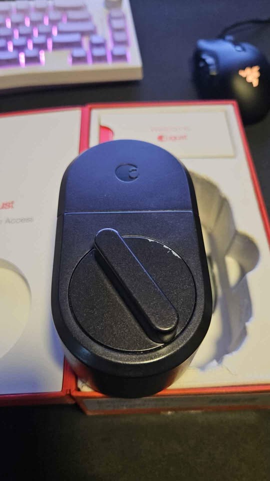 August smart lock dark grey asl-3b - photo 2