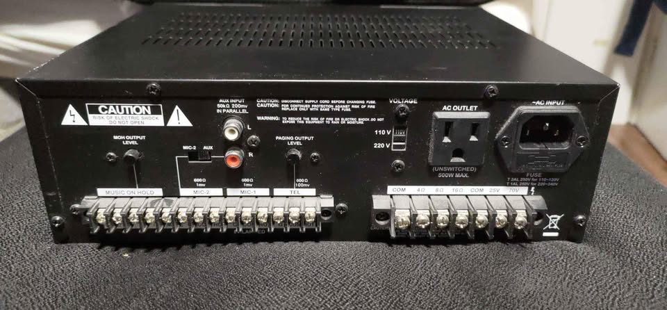 Pyle Home - 70V/25V PA Amplifier - photo 2