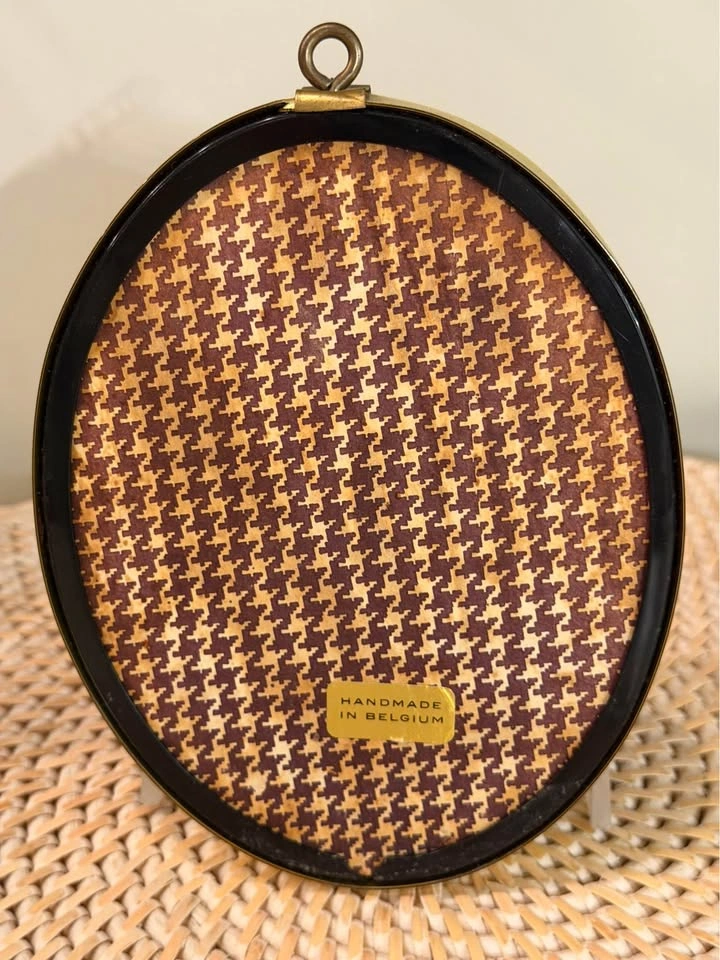 Handmade Belgian Floral Dome Frame | Petite Archival Wall Accent - photo 3