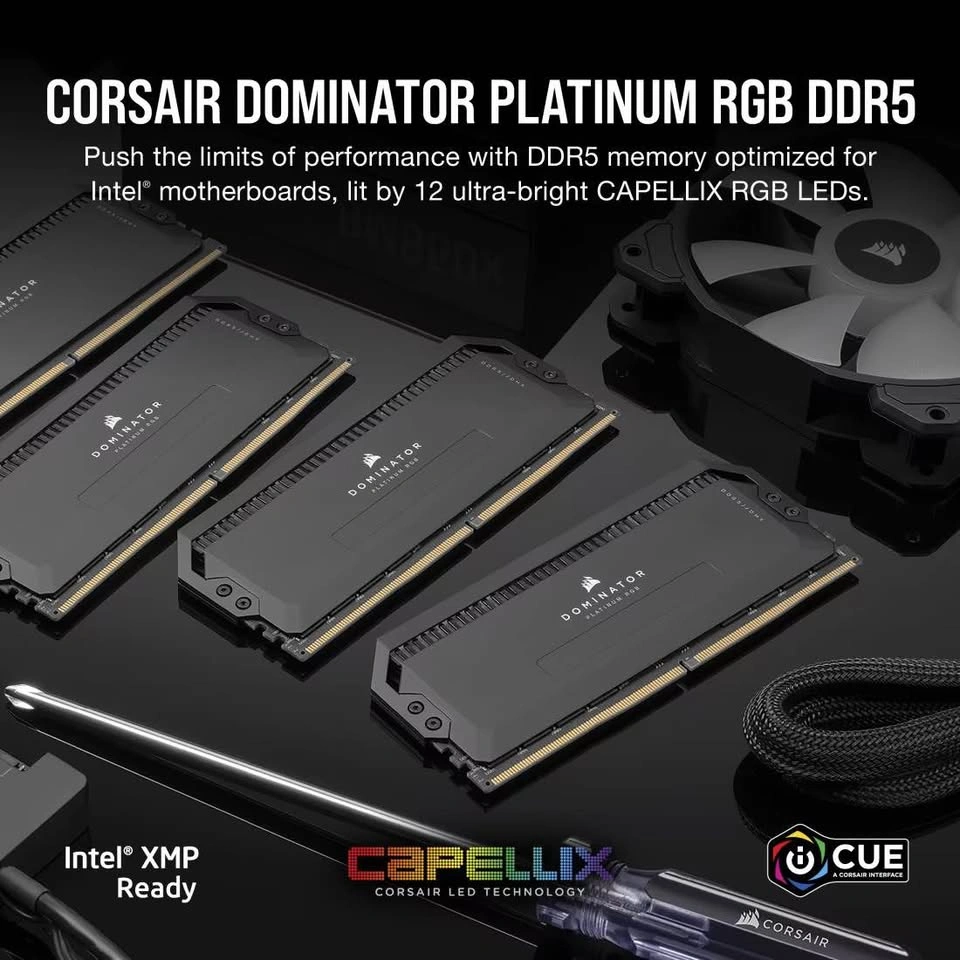 Corsair Dominator Platinum RGB 32GB DDR5 5200MT/s RAM - photo 3